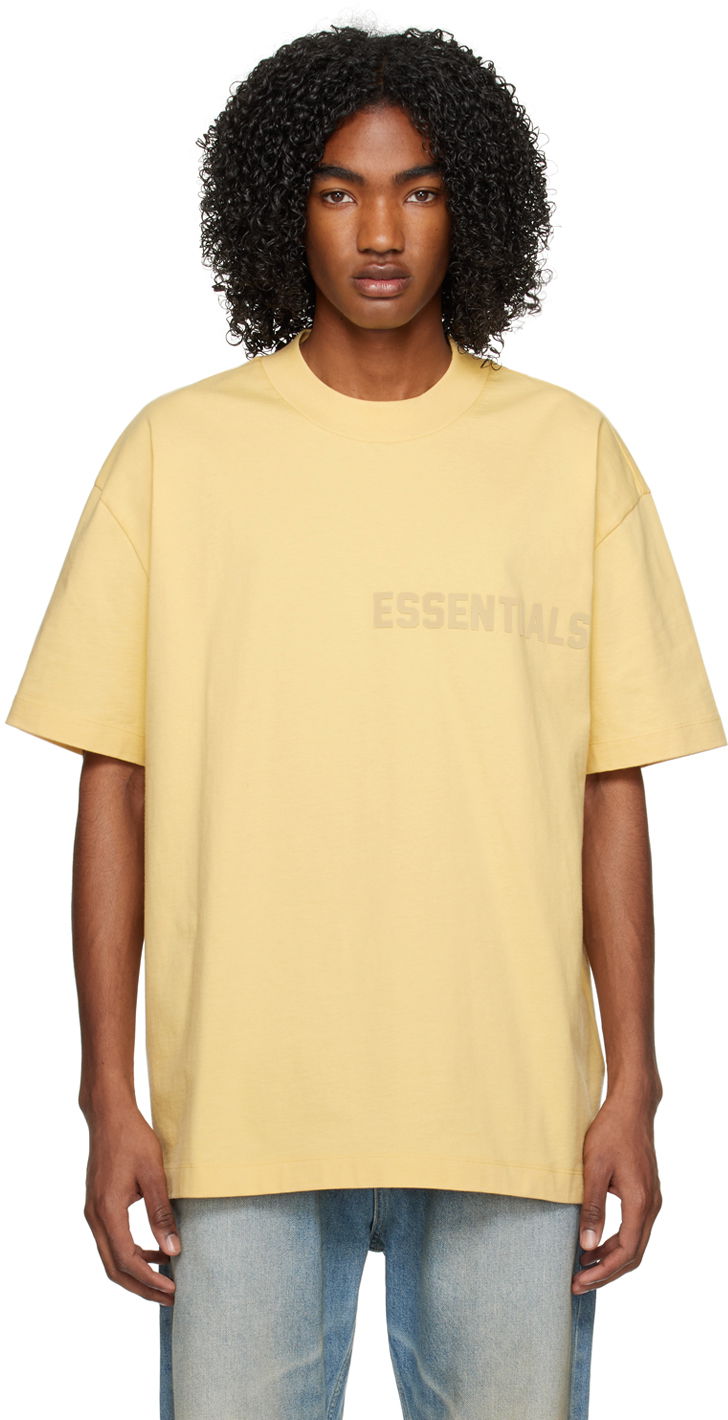 Tričko Fear of God Fear of God Essentials T-Shirt Žltá | 125BT222002F