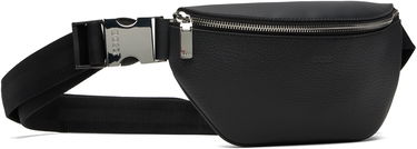 Ľadvinka BOSS BOSS Grained Leather Belt Bag Čierna | 50552475, 1