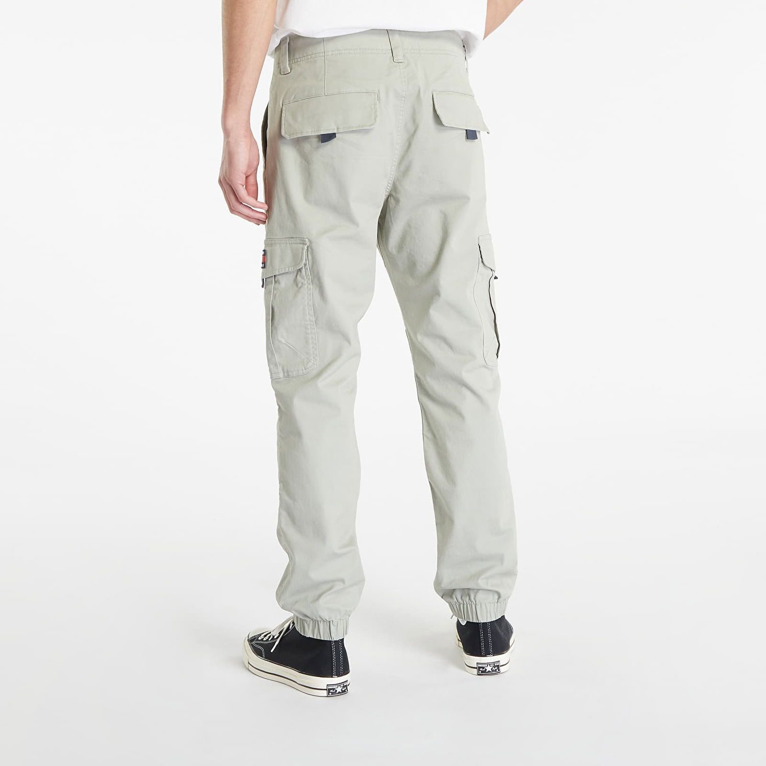 Nohavice Tommy Hilfiger Ethan Washed Cargo Pants Šedá | DM0DM15793 PMI, 1