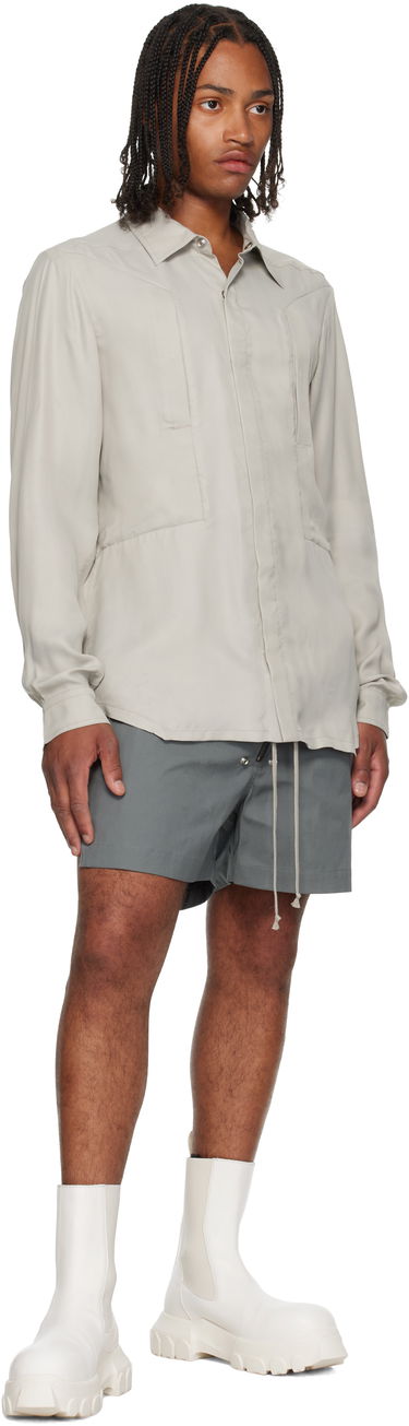 Košeľa Rick Owens Rick Owens Concordians Fogpocket Shirt Béžová | RU02E1237 HSCH, 3