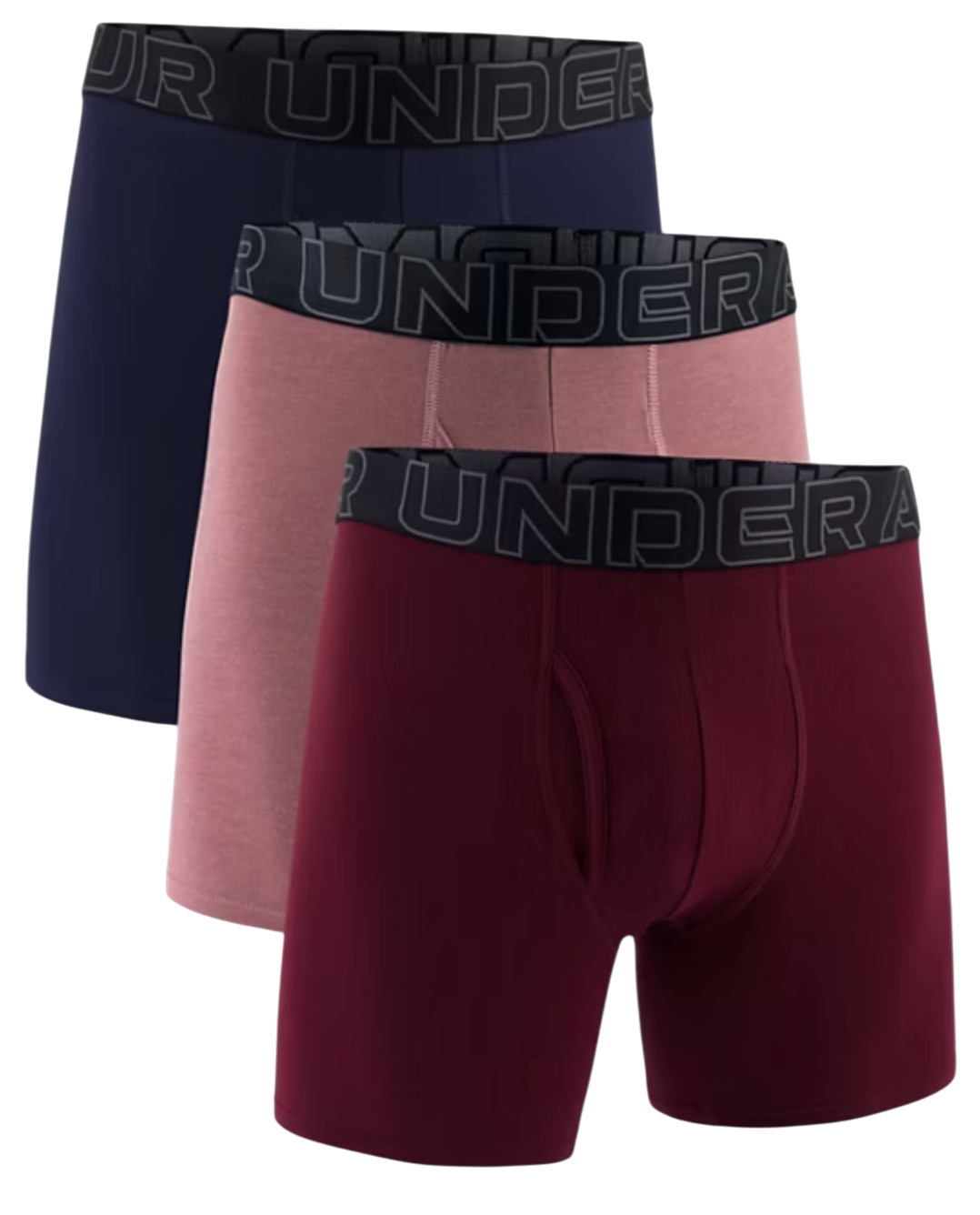 Boxerky Under Armour Under Armour SOLID 6in 3 Pack Boxer Shorts Rôznofarebný | 1383889-651, 0
