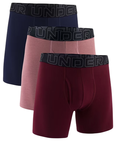 Boxerky Under Armour Under Armour SOLID 6in 3 Pack Boxer Shorts Rôznofarebný | 1383889-651, 0