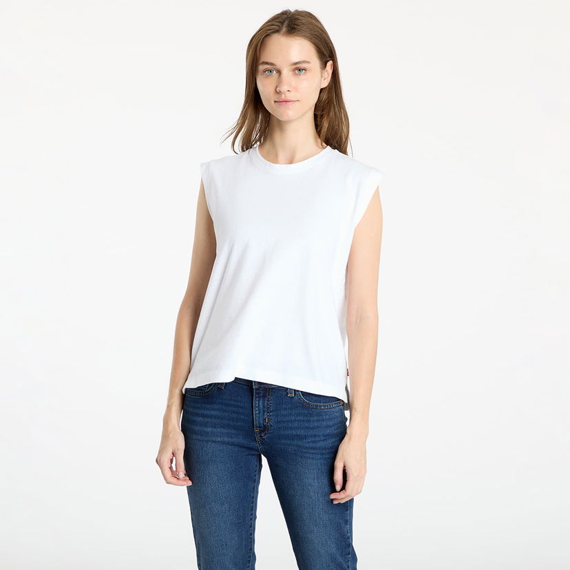 Tričko Levi's Boxy Tank Top White Biela | A8794-0001