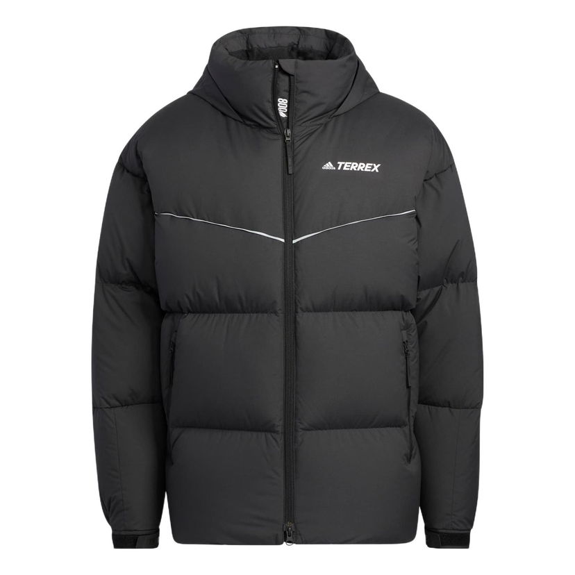 Prešívaná bunda adidas Performance Terrex Puff Graphic Down Jacket Čierna | HN2009