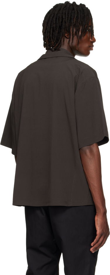 Košeľa ROA ROA Dot Air Short Sleeve Shirt Čierna | RBMW0371FA263, 2