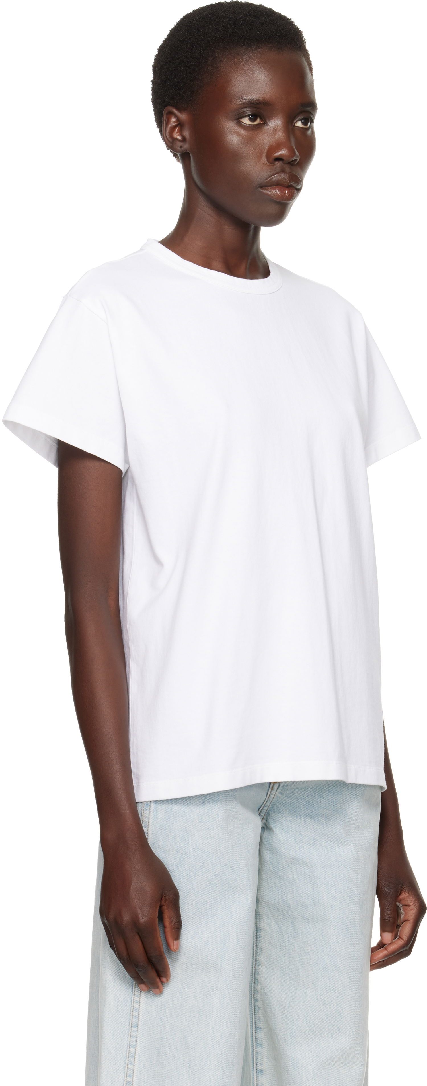 Tričko Khaite KHAITE Maeve T-Shirt Biela | 2386197, 1