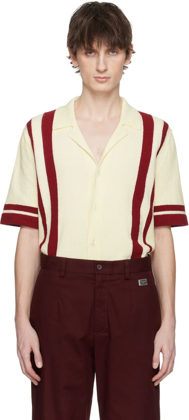 Sveter Dolce & Gabbana Dolce&Gabbana Knitted Polo Shirt Žltá | GXVB7TJFMNA, 0
