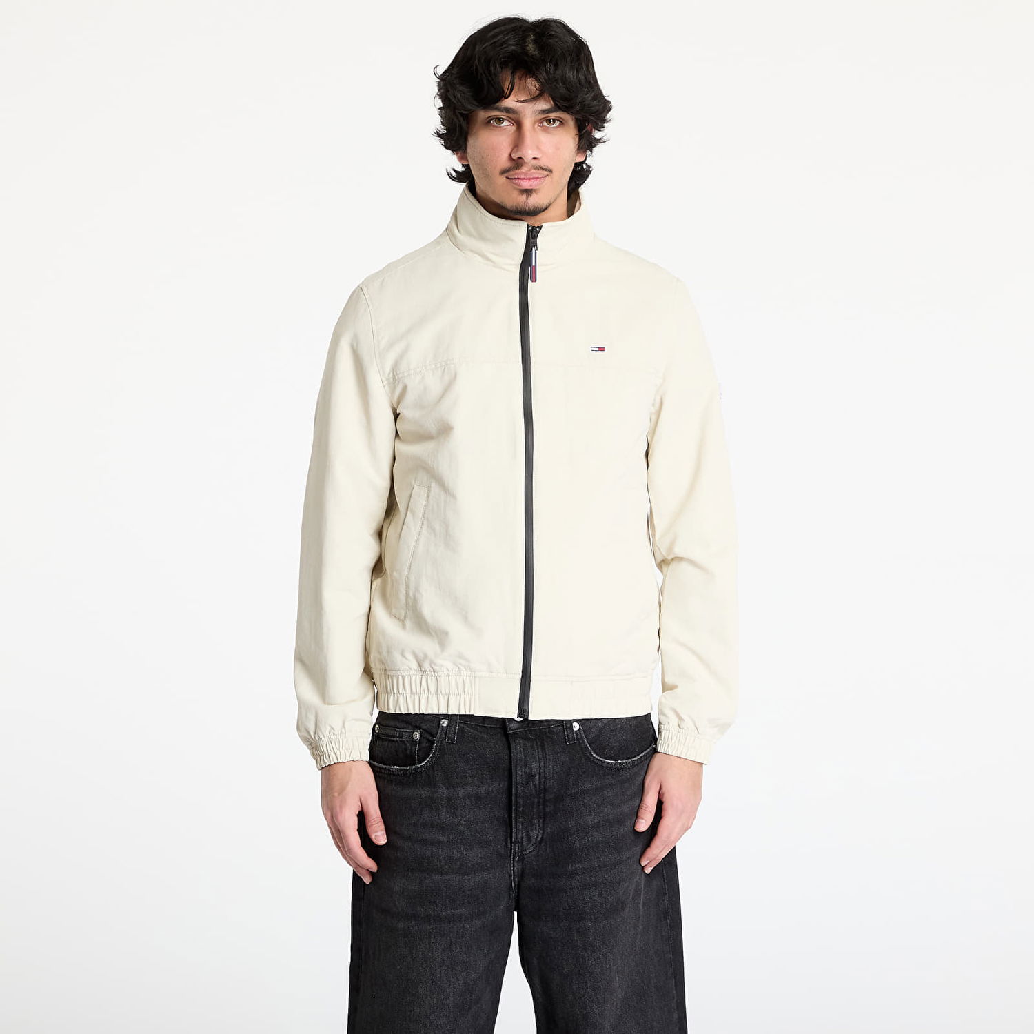 Vetrovka Tommy Hilfiger Tommy Jeans Essential Casual Bomber Jacket Béžová | DM0DM15382 ACG, 0