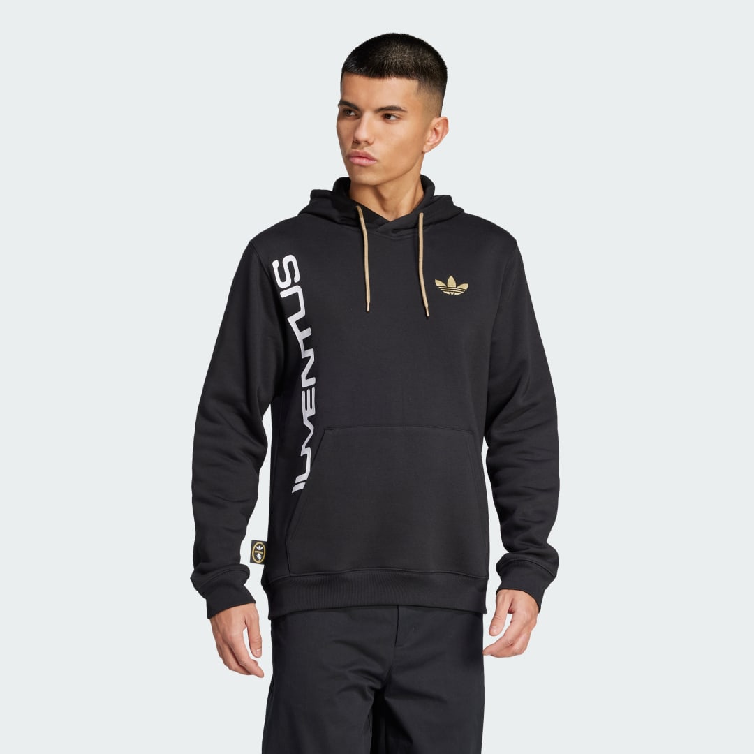 Mikina adidas Performance Juventus Black Graphic Hoodie Čierna | JF2566, 0