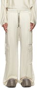 Rick Owens Hollywood Cargobelas Silk Cargo Pants