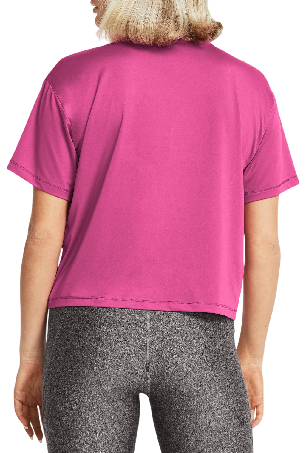 Crop Top Under Armour Cropped T-Shirt Motion Ružová | 1379178-686, 1