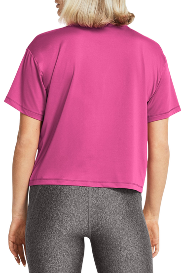 Crop Top Under Armour Cropped T-Shirt Motion Ružová | 1379178-686, 1