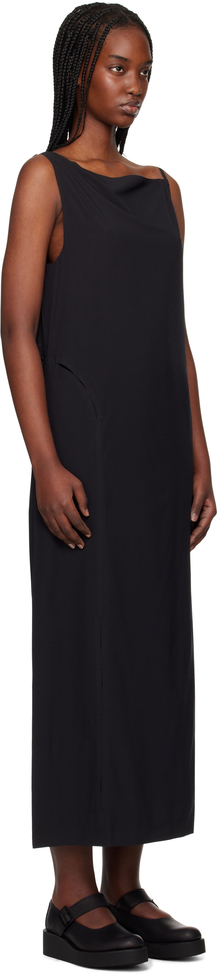 Šaty Y-3 Y-3 Slit Maxi Dress Čierna | JD1474, 1