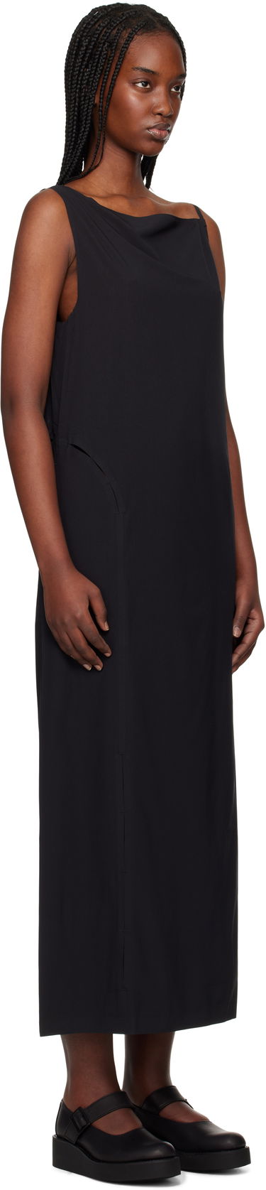 Šaty Y-3 Y-3 Slit Maxi Dress Čierna | JD1474, 1