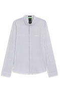 Regular-Fit Knitted Cotton Piqué Shirt