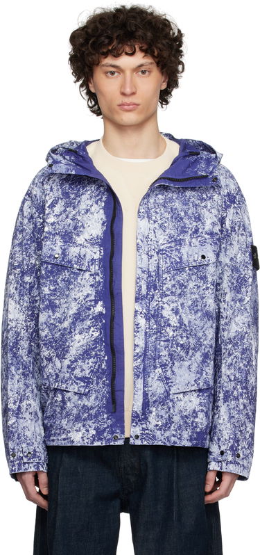 Vetrovka Stone Island Stone Island Pigment Stretch-TC Hooded Jacket Modrá | K1S15 4100076 S0143, 0