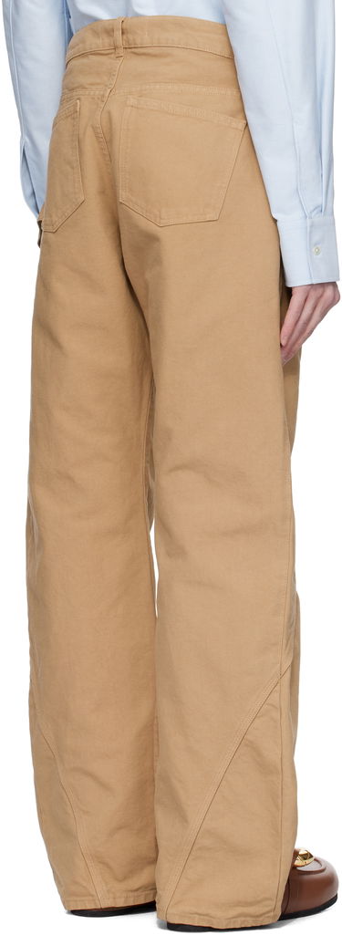 Nohavice JW Anderson JW Anderson Twisted Workwear Trousers Béžová | TR0405-PG1744, 2