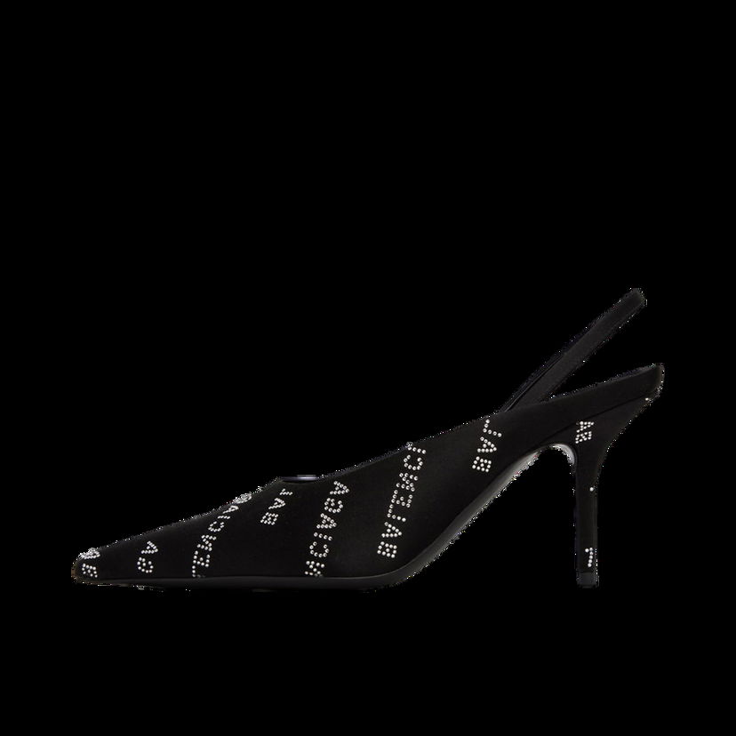 Tenisky a topánky Balenciaga Square Knife Slingback Heels "Black" Čierna | 738456 W0WMN