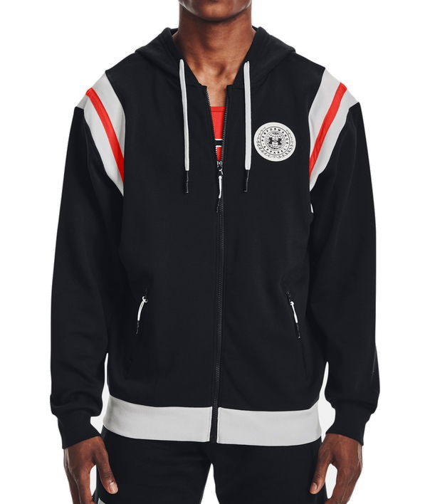 Mikina Under Armour Rival Fleece Full-zip Hoodie Čierna | 1366303-001, 0
