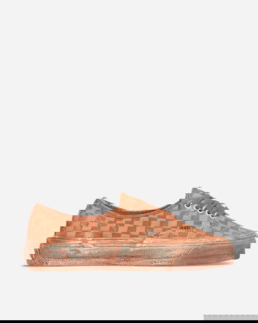 Tenisky a topánky Vans Authentic LX Reissue 44 Dip Dye Checkerboard Oranžová | VN0007QZ52K1, 0
