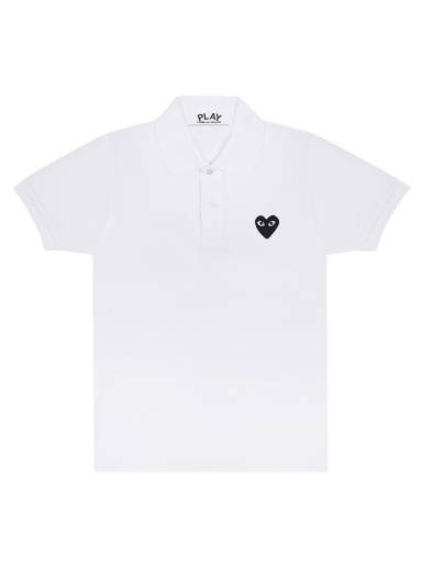 Polo tričko Comme des Garçons PLAY Polo T-Shirt Biela | AZ T066 051 2