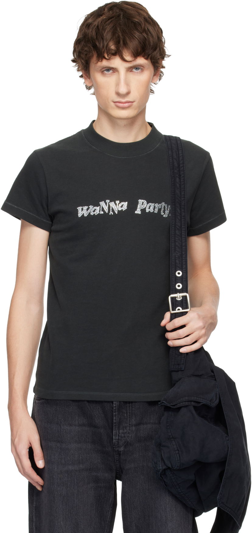 Tričko ERL 'Wanna Party' T-Shirt Čierna | ERL11T003