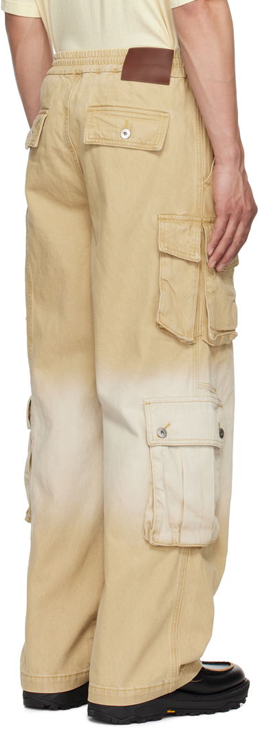 Cargo nohavice Feng Chen Wang Feng Chen Wang Gradient Denim Cargo Pants Béžová | FENG19TR22, 2