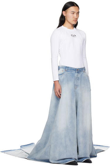 Džínsy VETEMENTS Vetements Train Jeans Modrá | UA66PA500L, 1
