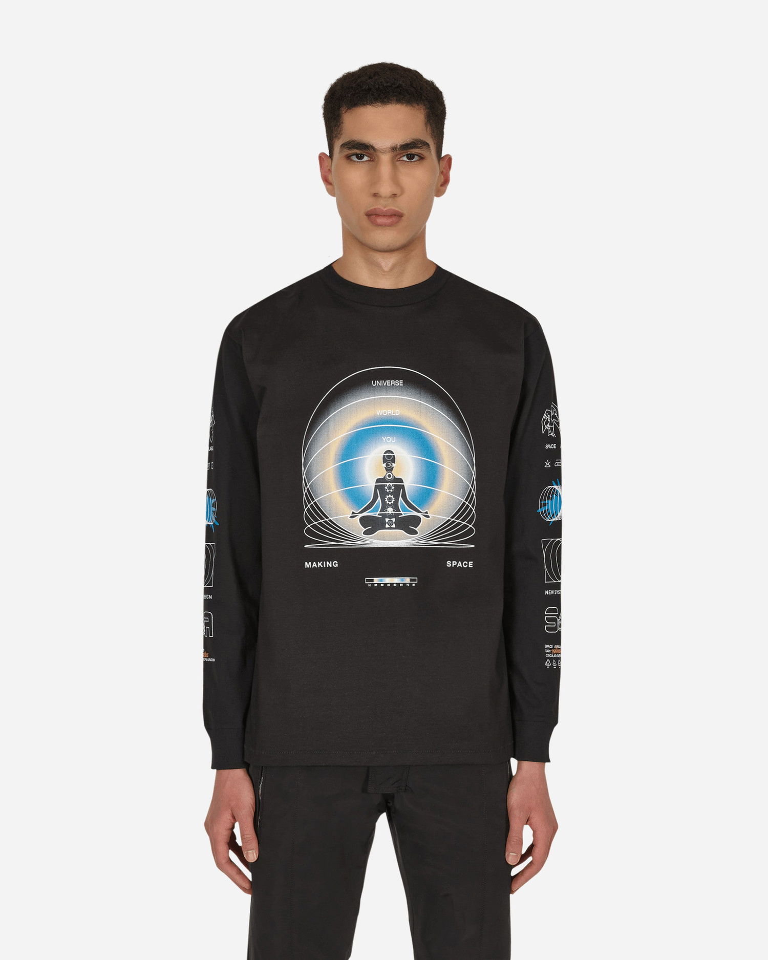 Tričko Space Available Oneness T-Shirt Čierna | SA-OT001-BLK BLACK, 0