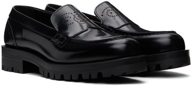 Oblečenie BOSS BOSS Leather Loafers Čierna | 50529799, 3