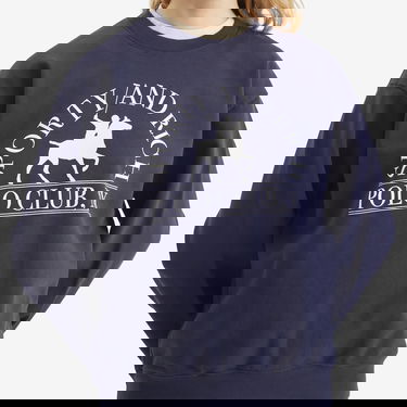 Mikina Sporty & Rich Sporty & Rich Polo Club Crew Sweatshirt Navy | ST071612252BL106, 5