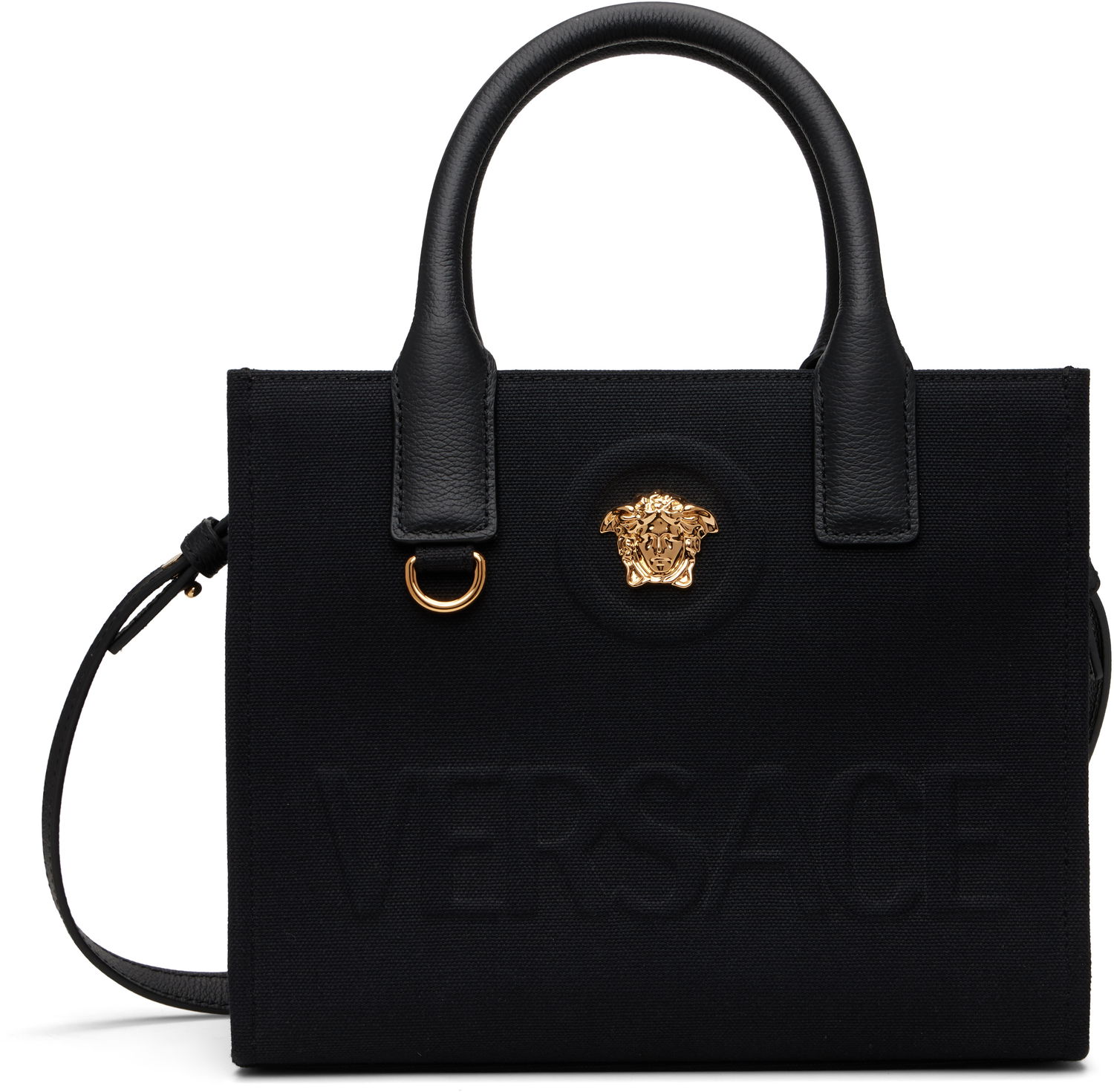 Tote bag Versace Versace 'La Medusa' Mini Tote Bag Čierna | 1020448_1A03095, 0