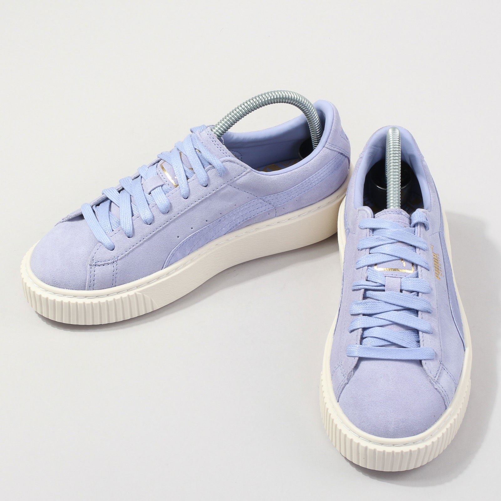 Suede Platform Mono Satin sweet lavender - whisper - gold