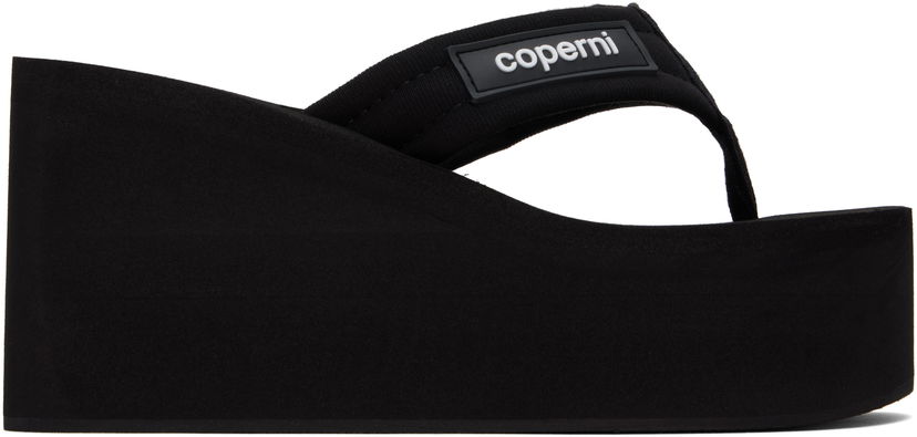 Doplnky Coperni Coperni Wedge Heeled Sandals Čierna | COPSH09440