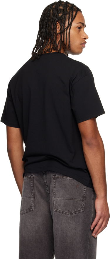 Tričko Givenchy Cotton Short Sleeve Crewneck T-shirt with 'GIVENCHY 3, Avenue George V Paris' Address Print Čierna | BM71NK3YRV001, 2