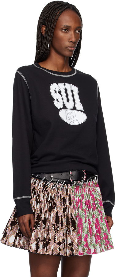 Tričko Anna Sui Anna Sui 'Sui 81' Ribbed Thermal Long-Sleeve T-shirt Rôznofarebný | T1026B1, 1
