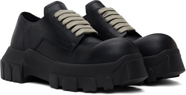 Tenisky a topánky Rick Owens Rick Owens Hollywood Bozo Tractor Derbys Čierna | RU01E5884 LGE, 3