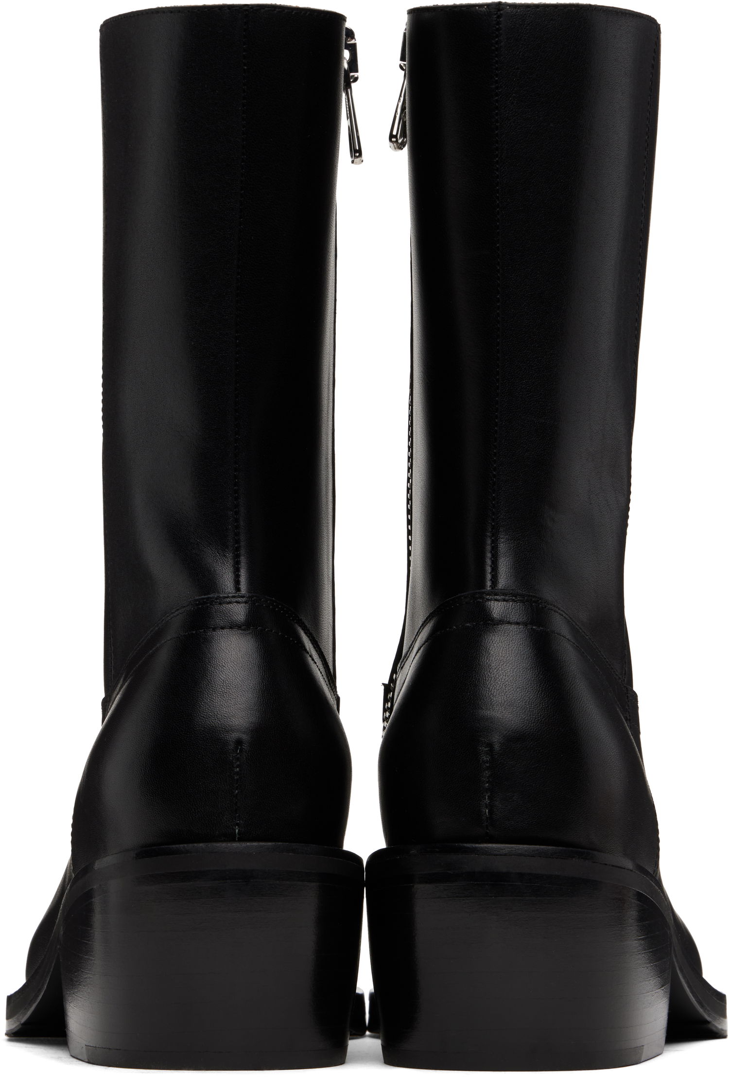 Oblečenie Dries Van Noten Dries Van Noten Leather Boots Čierna | MS251-753, 1