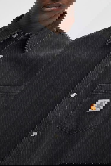 Košeľa Carhartt WIP Rylan Relaxed Fit Striped Denim Shirt with Classic Collar Čierna | I035567.32I06, 3