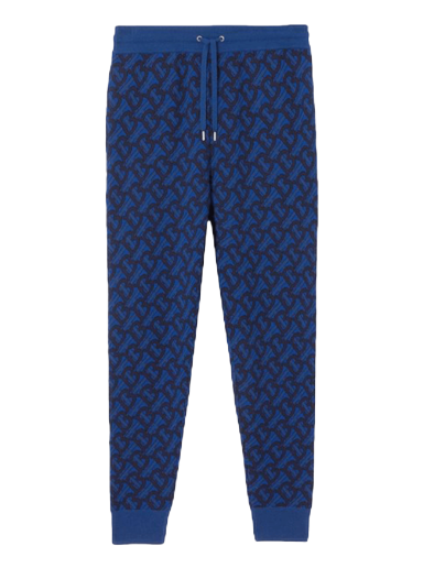 Tepláky Burberry Monogram Jacquard Sweatpants ' Navy | 8048567