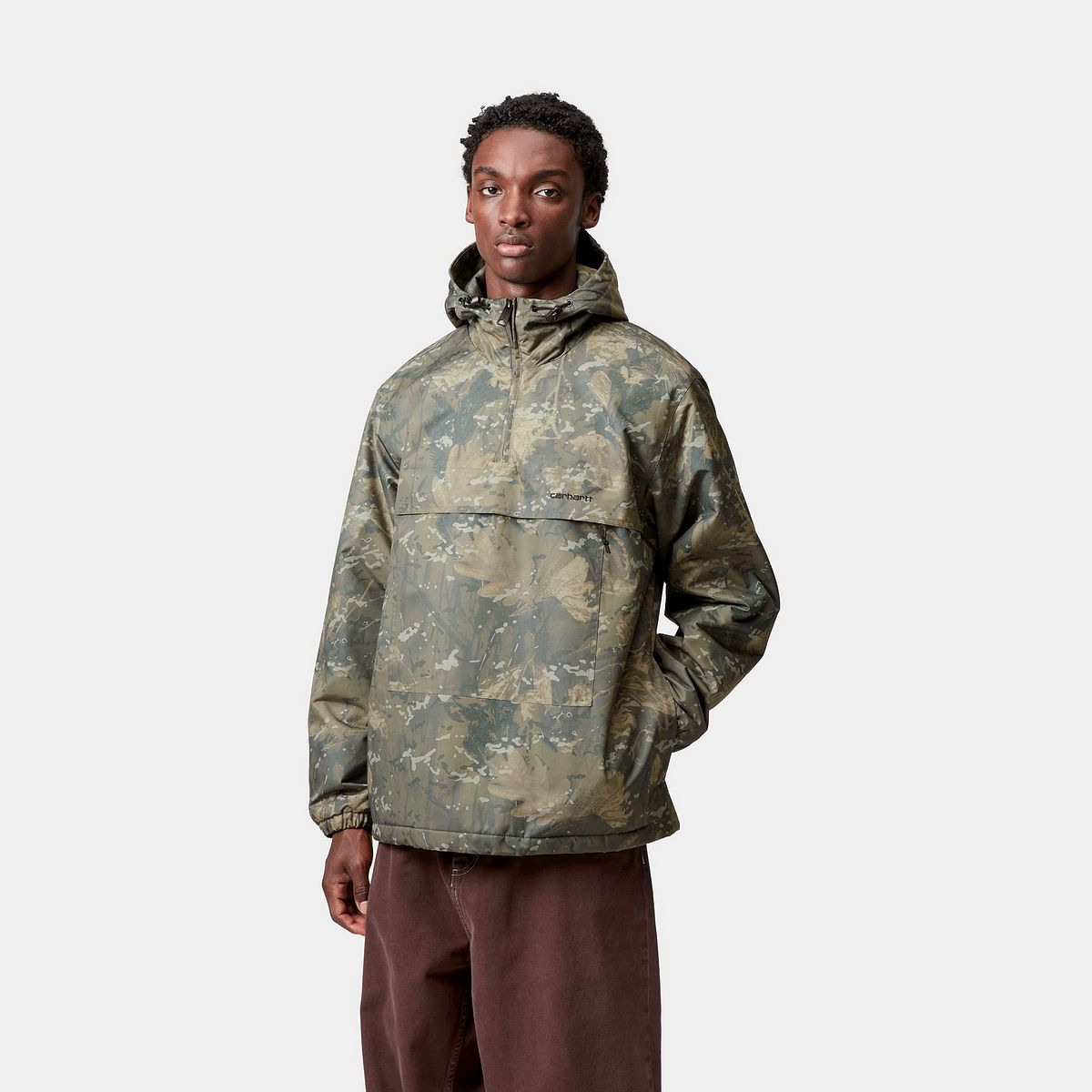 Vetrovka Carhartt WIP Carhartt WIP Camo Pullover Windbreaker Zelené | I030821_9, 0