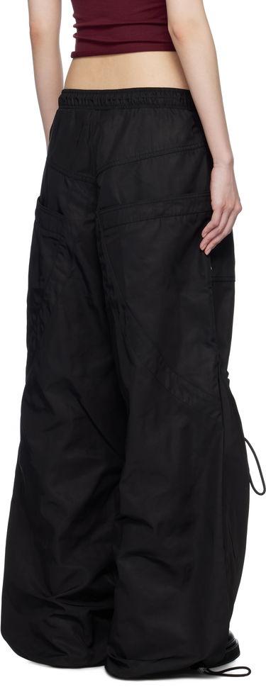 Cargo nohavice The Attico Attico Parachute Cargo Drawstring Trousers Čierna | 250WCP00255 PLL001AA, 2