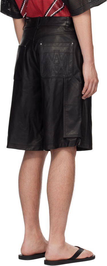 Šortky AMIRI AMIRI MA Leather Carpenter Shorts Čierna | AMLTSH1014, 2