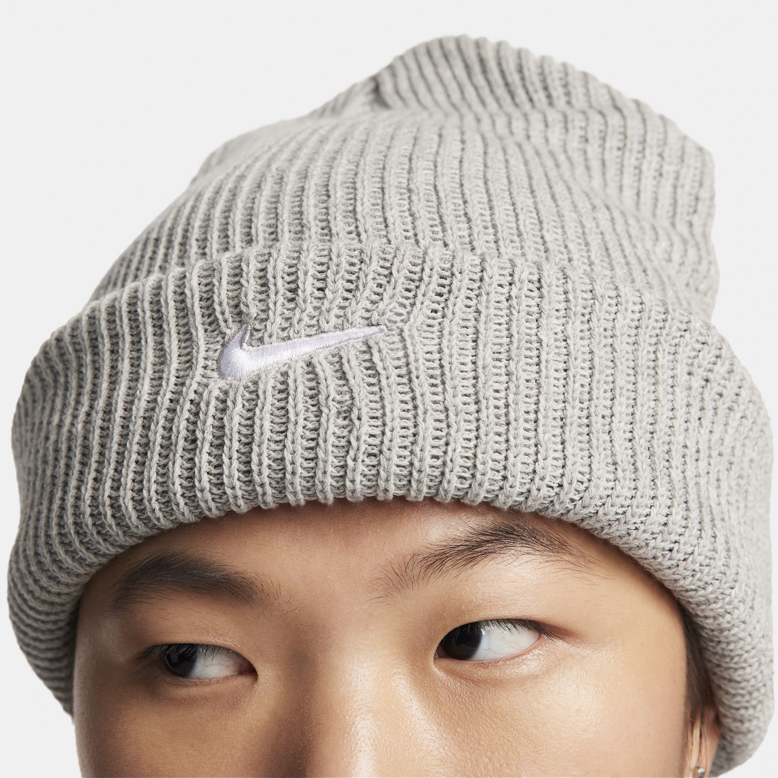 Peak Tall Cuff Swoosh Beanie