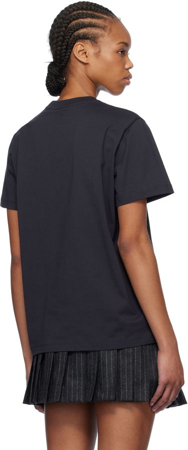 Tričko GANNI GANNI Owls Relaxed Jersey T-Shirt Čierna | T4059, 2