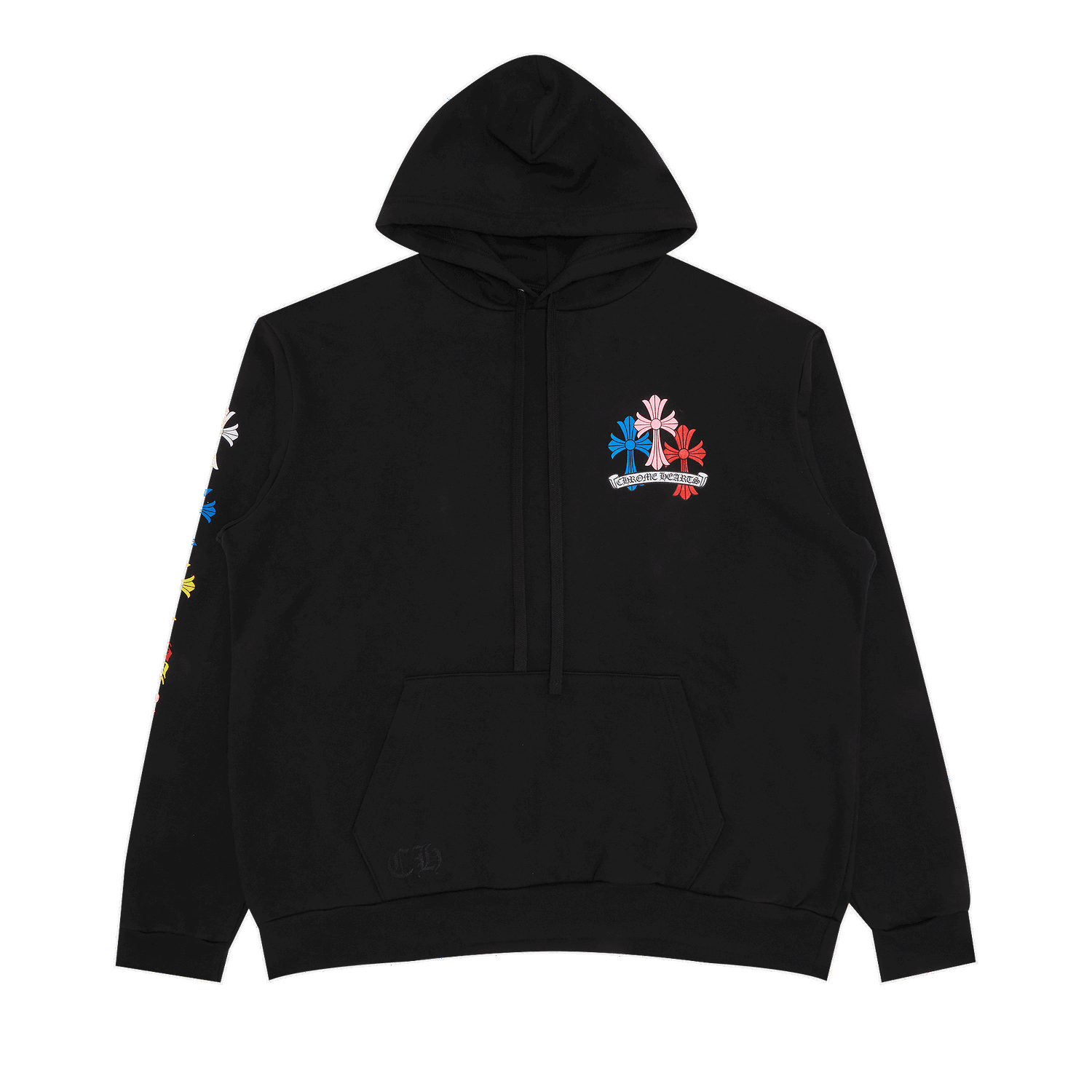 Mikina Chrome Hearts Cross Hoodie Čierna | 1383 100000106CH BKMC, 0
