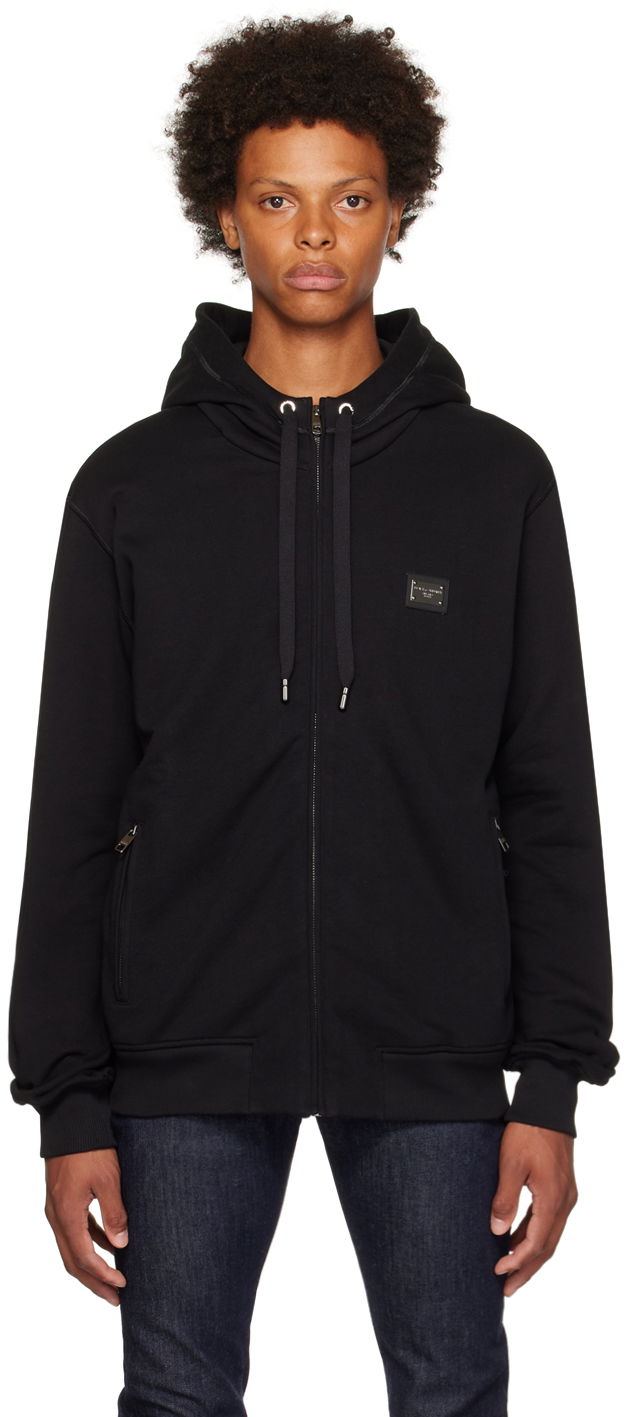 Mikina Dolce & Gabbana Black Patch Hoodie Čierna | G9ABITG7F2G, 0