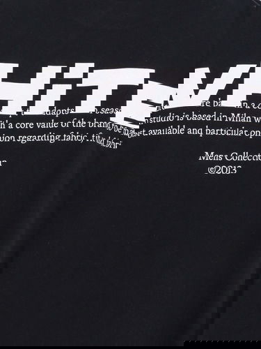 Tričko Off-White T-Shirt With Logo Print Čierna | OMAA120S25JER00B1001, 2