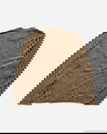 Tričko OUR LEGACY Big Longsleeve Crinkle T-Shirt Hnedá | M2256BOC 001, 2