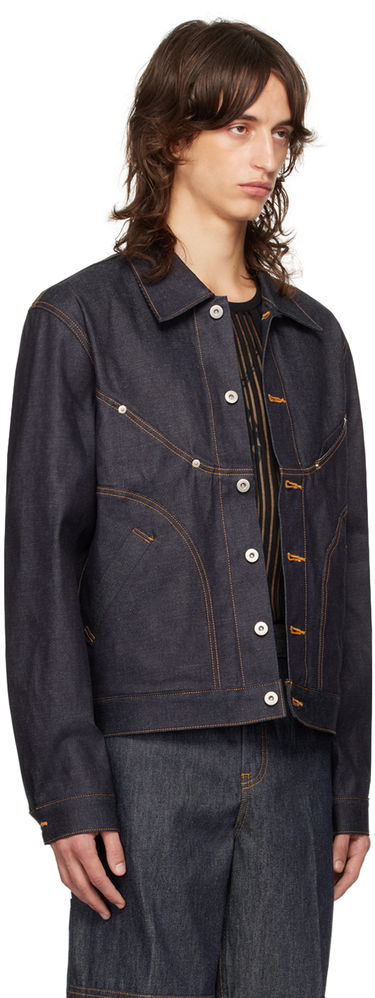 Bunda sage NATION SAGE NATION Jiji Denim Jacket Čierna | S084 DENIM JIJI JACKET, 4